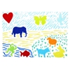 Image sur Gommettes feutrine animaux et objets